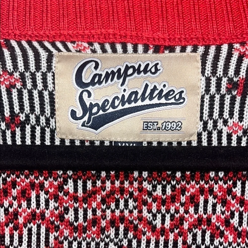 University of Georgia Bulldogs V neck Sweater - Red size XXL